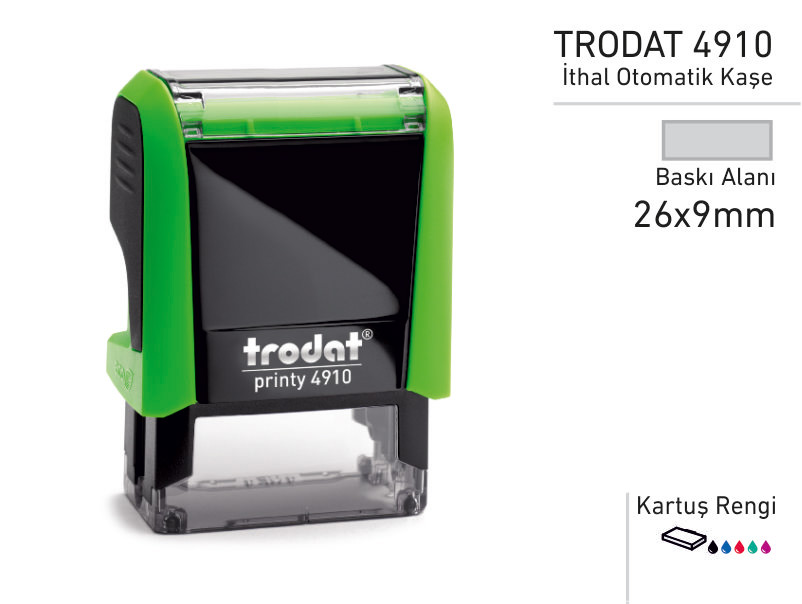 TRODAT İthal Otomatik Kaşe 4910