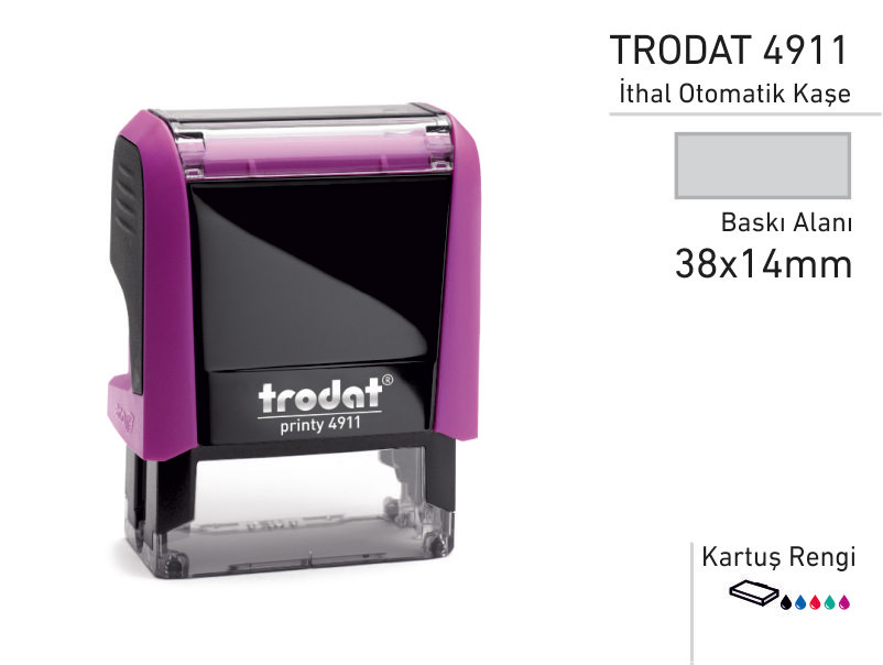 TRODAT İthal Otomatik Kaşe 4911