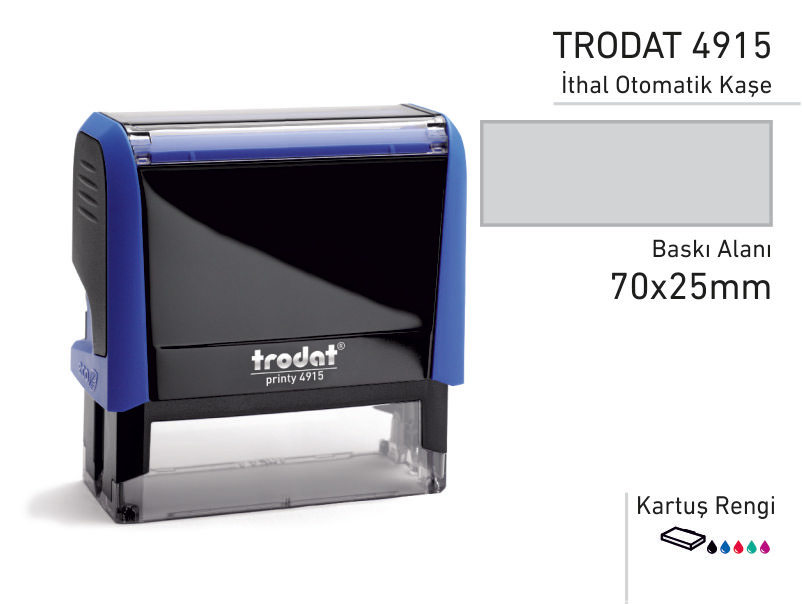 TRODAT İthal Otomatik Kaşe 4915