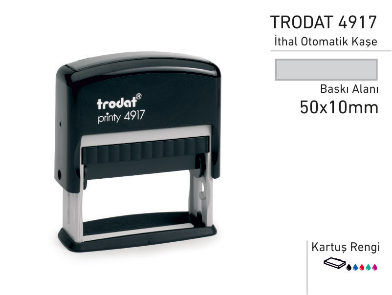 TRODAT İthal Otomatik Kaşe 4917