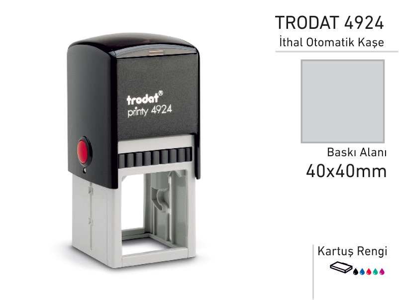 TRODAT İthal Otomatik Kaşe 4924