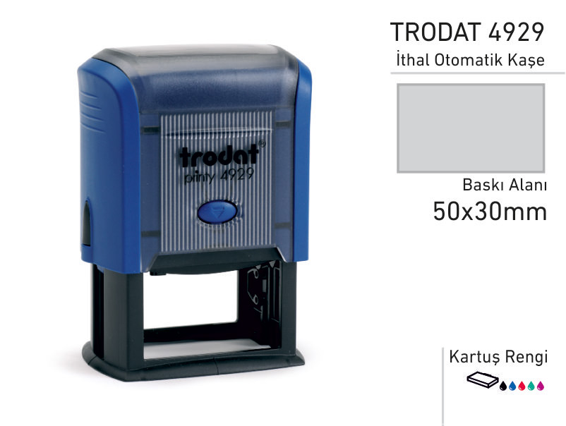 TRODAT İthal Otomatik Kaşe 4929